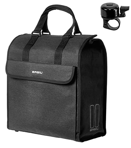 Basil Shopper Mira Packtasche Fahrrad Gepäckträgertasche Vol. 17 Ltr. inkl. Fahrradklingel Basil Shopper Mira Packtasche Fahrrad Gepäckträgertasche Vol. 17 Ltr. inkl. Fahrradklingel von maxxi4you
