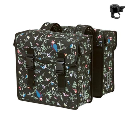 Basil Wanderlust - doppelte Fahrradtasche - 35 Liter - Charcoal inkl. Fahrradklingel Basil Wanderlust - doppelte Fahrradtasche - 35 Liter - Charcoal inkl. Fahrradklingel von maxxi4you