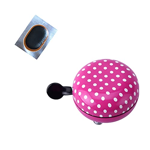 Ding Dong Fahrrad Glocke Ø 80 mm Klingel Violett mit weißen Punkten inkl. Schlauchflicken Ding Dong Fahrrad Glocke Ø 80 mm Klingel Violett mit weißen Punkten inkl. Schlauchflicken von maxxi4you
