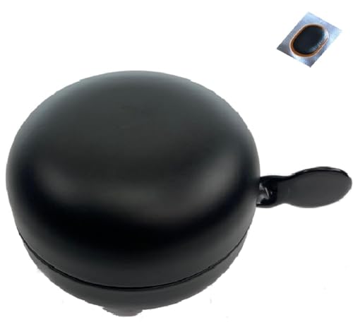 Ding Dong Fahrradklingel schwarz Ø 80 mm inkl. Schlauchflicken Ding Dong Fahrradklingel schwarz Ø 80 mm inkl. Schlauchflicken von maxxi4you