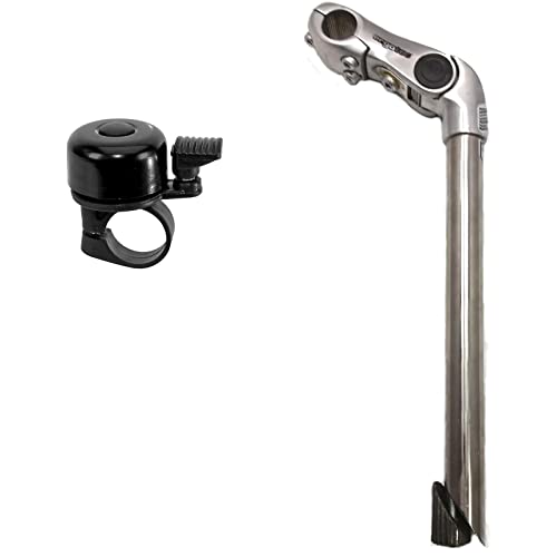 Ergotec Lenkervorbau Kobra Vario Tube Edelstahl Schaft 25.4mm Klemme 25,4 mm 90/300 mm verstellbar inkl. Fahrradklingel Ergotec Lenkervorbau Kobra Vario Tube Edelstahl Schaft 25.4mm Klemme 25,4 mm 90/300 mm verstellbar inkl. Fahrradklingel von maxxi4you