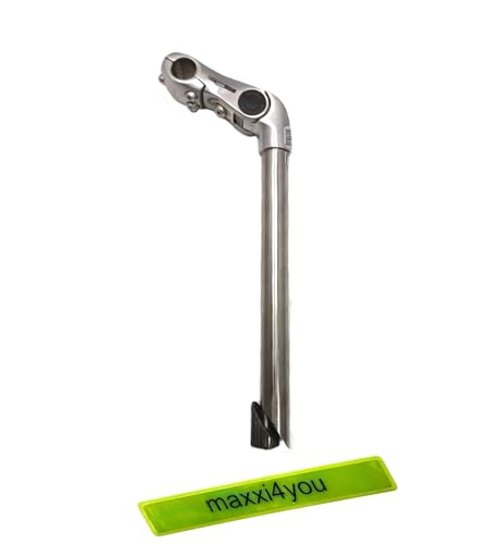 Ergotec Lenkervorbau Kobra Vario Tube Edelstahl Schaft 22.2mm Klemme 25,4 mm 90/300 mm verstellbar inkl.Fahrradklingel Ergotec Lenkervorbau Kobra Vario Tube Edelstahl Schaft 22.2mm Klemme 25,4 mm 90/300 mm verstellbar inkl.Fahrradklingel von maxxi4you