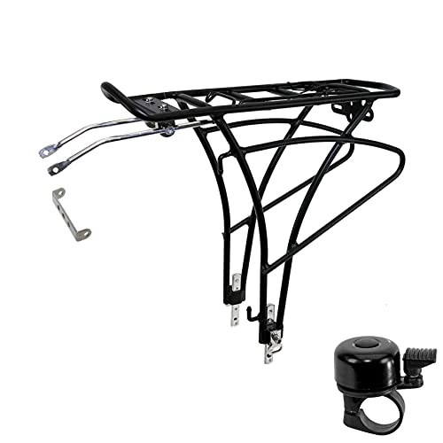Fox Alu Gepäckträger Fahrradgepäckträger Schwarz 24" - 28" bis 25 kg inkl. Fahrradklingel Fox Alu Gepäckträger Fahrradgepäckträger Schwarz 24" - 28" bis 25 kg inkl. Fahrradklingel von maxxi4you