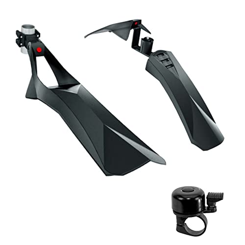 Hebie 0716E Viper X Stealth 26"-29" MTB Schutzblech Steckblechsatz Set - Schwarz inkl. Fahrradklingel Hebie 0716E Viper X Stealth 26"-29" MTB Schutzblech Steckblechsatz Set - Schwarz inkl. Fahrradklingel von maxxi4you