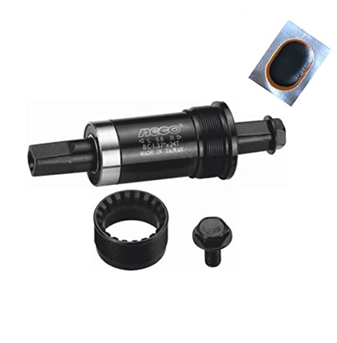 NECO Fahrrad Innenlager Tretlager Schraublager BSA - JIS Länge 127,5/30,5 mm inkl. 1 x Schlauchflicken NECO Fahrrad Innenlager Tretlager Schraublager BSA - JIS Länge 127,5/30,5 mm inkl. 1 x Schlauchflicken von maxxi4you
