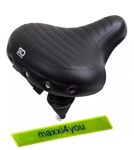 Selle Orient Premium Fahrradsattel Relax Vintage in Schwarz inkl. maxxi4you Reflexband Selle Orient Premium Fahrradsattel Relax Vintage in Schwarz inkl. maxxi4you Reflexband von maxxi4you
