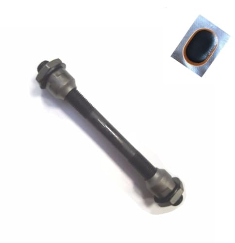 Vorderradachse Fahrrad Achse für Schnellspanner Ø 9 mm Länge: 108 mm inkl.Schlauchflick Vorderradachse Fahrrad Achse für Schnellspanner Ø 9 mm Länge: 108 mm inkl.Schlauchflick von maxxi4you