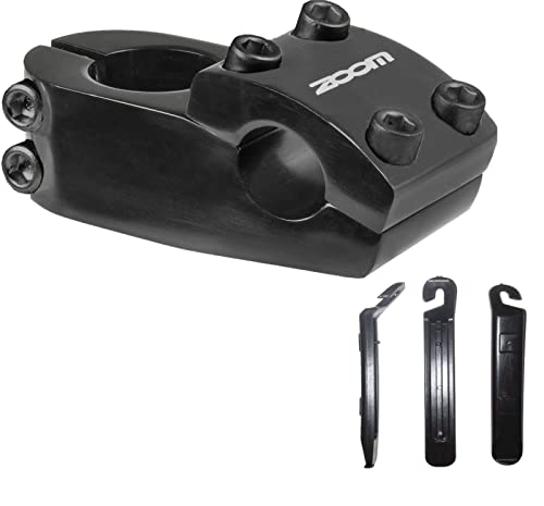 Zoom Ahead BMX Lenkervorbau Klemmung 22,2 mm Ausladung 50 mm Gabelschaft Ø 1 1/8" schwarz inkl. Reifenheber Zoom Ahead BMX Lenkervorbau Klemmung 22,2 mm Ausladung 50 mm Gabelschaft Ø 1 1/8" schwarz inkl. Reifenheber von maxxi4you
