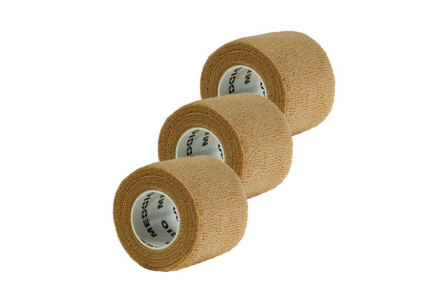 meDDio Pferdebandage 1/3/6 Haftbandagen Größe+Farbe wählbar - selbsthaftende Bandage, 3 Stück 5 cm beige meDDio Pferdebandage 1/3/6 Haftbandagen Größe+Farbe wählbar - selbsthaftende Bandage, 3 Stück 5 cm beige von meDDio