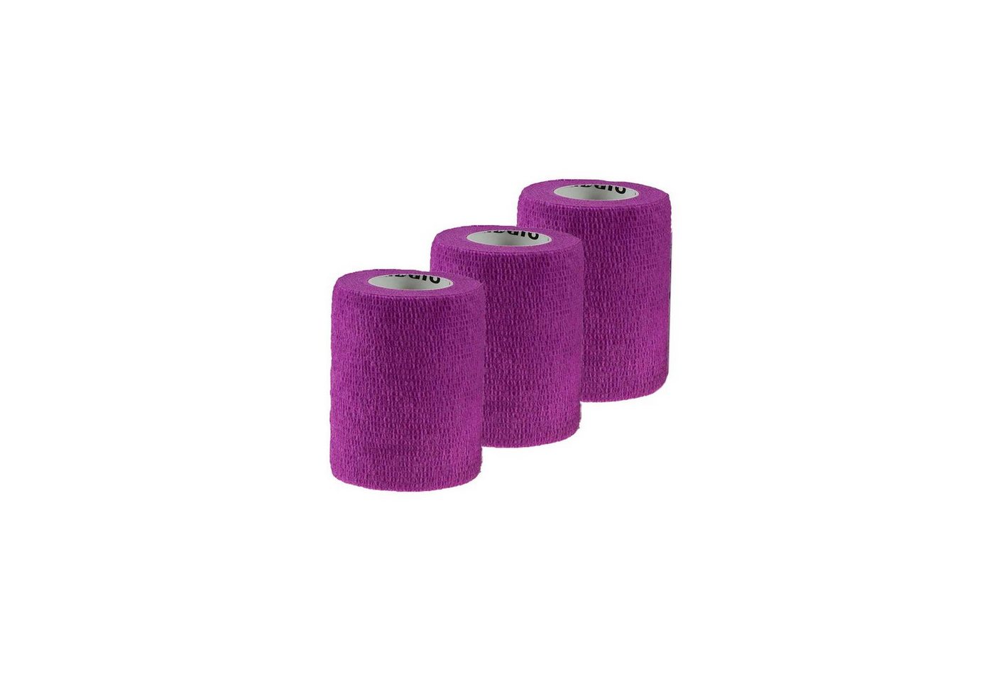 meDDio Pferdebandage 1/3/6 Haftbandagen Größe+Farbe wählbar - selbsthaftende Bandage, 3 Stück 7.5 cm fuchsia von meDDio