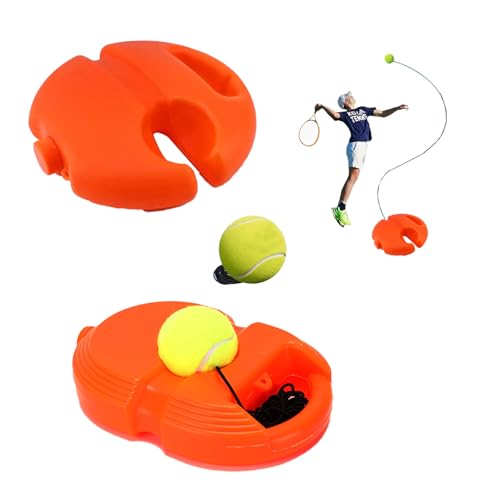 mengger Tennistrainer, 2Pcs Tennistrainer Gummiband Tennisball Trainer Tennis Baseboard mit Schnur Tennis Trainer Training Tool Training Übungsbälle für Solotraining Erwachsener Anfänger Erwachsene mengger Tennistrainer, 2Pcs Tennistrainer Gummiband Tennisball Trainer Tennis Baseboard mit Schnur Tennis Trainer Training Tool Training Übungsbälle für Solotraining Erwachsener Anfänger Erwachsene von mengger