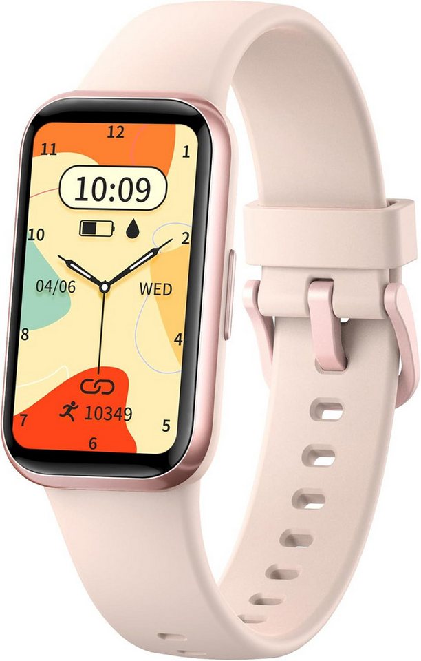 meoonley für Damen und Herren Kinder mit Fitness Tracker Pulsuhr Sport Smartwatch (1.47 Zoll, Android / iOS), mit Schrittzähler Pulsmesser Schlafmonitor IP68 Wasserdicht von meoonley