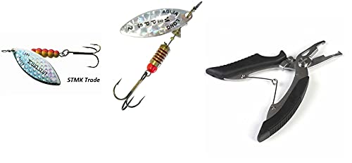 Mepps Aglia Set: 1 x Mepps Aglia Longue Rainbow Silber Gr.3 + 1x Mepps Aglia Longue Rainbow Silber Gr.2 + gratis Angelschere Mepps Aglia Set: 1 x Mepps Aglia Longue Rainbow Silber Gr.3 + 1x Mepps Aglia Longue Rainbow Silber Gr.2 + gratis Angelschere von mepp