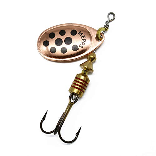 Mepps Aglia Spinner Copper Black Dot #36,5g, 1 Stück Mepps Aglia Spinner Copper Black Dot #36,5g, 1 Stück von Mepp's