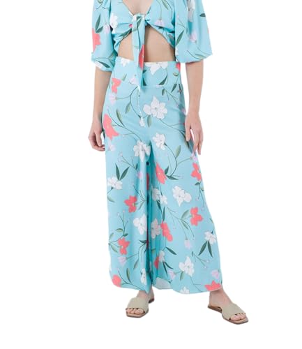 meta sportswear llc Damen Poppy Wide Leg Pant Hose, Aqua, L meta sportswear llc Damen Poppy Wide Leg Pant Hose, Aqua, L von Hurley