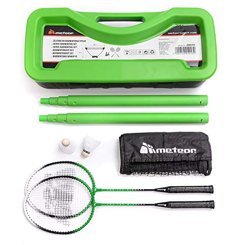 Badminton Set 2 Schläger 2 Shuttercocks Net Fun Family Play Serve Badminton Set 2 Schläger 2 Shuttercocks Net Fun Family Play Serve von meteor