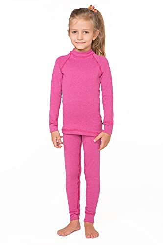 Kinder Funktionsunterwäsche Set antibakterielles skiunterwäsche Silberionen Jungen unterwäsche Gewebe Mädchen Thermoaktiv unterwäsche Lang-arm Shirt Unterhose Kinder Baselayer Apparel Set von meteor