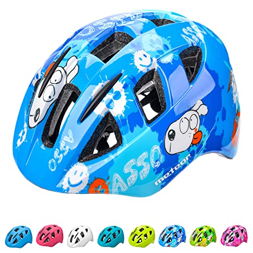 meteor® Fahrradhelm Kinderhelm BMX Kinder-Helm MTB kinderfahrradhelm Downhill rennradhelm Mountain-Bike Inliner Roller Skater BMX fahradhelm Scooter Kinder Helmet von meteor