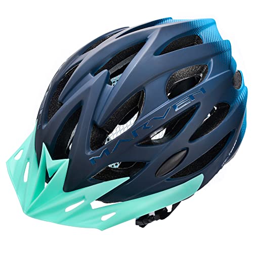 meteor® Marven Fahrradhelm Herren Damen Kinder-Helm MTB rollerhelm mädchen kinderfahrradhelm für Downhill rennradhelm Mountainbike Inliner skaterhelm BMX fahradhelm Scooter Jungen Bike Helmet von meteor