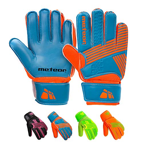 meteor Catch Fussball Torwarthandschuhe fur Kinder Spieler-Handschuhe Heren fußball-Handschuhe Damen tormann Handschuhe schutzt die Finger tormannhandschuhe Jungen Torwart Spieler Handschuhe Catch von meteor