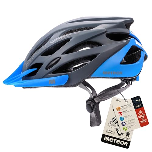 meteor® Marven Fahrradhelm Herren Damen Kinder-Helm MTB rollerhelm mädchen kinderfahrradhelm für Downhill rennradhelm Mountainbike Inliner skaterhelm BMX fahradhelm Scooter Jungen Bike Helmet meteor® Marven Fahrradhelm Herren Damen Kinder-Helm MTB rollerhelm mädchen kinderfahrradhelm für Downhill rennradhelm Mountainbike Inliner skaterhelm BMX fahradhelm Scooter Jungen Bike Helmet von meteor