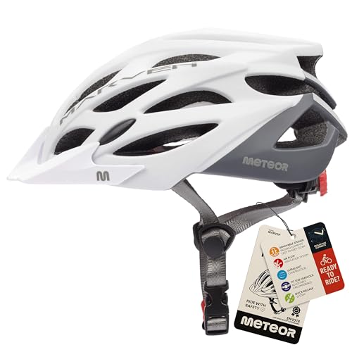 meteor® Marven Fahrradhelm Herren Damen Kinder-Helm MTB rollerhelm mädchen kinderfahrradhelm für Downhill rennradhelm Mountainbike Inliner skaterhelm BMX fahradhelm Scooter Jungen Bike Helmet meteor® Marven Fahrradhelm Herren Damen Kinder-Helm MTB rollerhelm mädchen kinderfahrradhelm für Downhill rennradhelm Mountainbike Inliner skaterhelm BMX fahradhelm Scooter Jungen Bike Helmet von meteor
