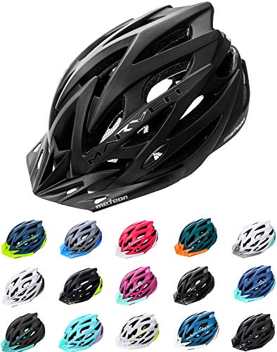 meteor® Marven Fahrradhelm Herren Damen Kinder-Helm MTB rollerhelm mädchen kinderfahrradhelm für Downhill rennradhelm Mountainbike Inliner skaterhelm BMX fahradhelm Scooter Jungen Bike Helmet von meteor