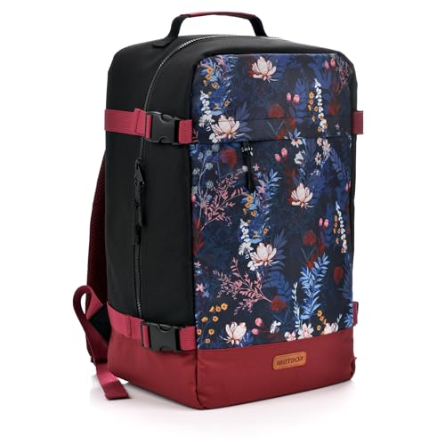 meteor Kabinengröße Handgepäck mit Laptopfach für Wizz Air Ryanair Lufthansa - Rucksack Unter Sitz 40x20x25 Handgepäckrucksack Flugzeug Reisetasche Boardgepäck Tasche für Weekender Kurze Tirp von meteor