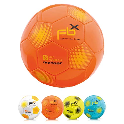 meteor Kinder Fußball Ball kleine Sportball Kleinkinder Freizeitball für drinnen und draußen Ball für Mädchen und Jungen in Allen Größen #1#3#4 und #5 von meteor