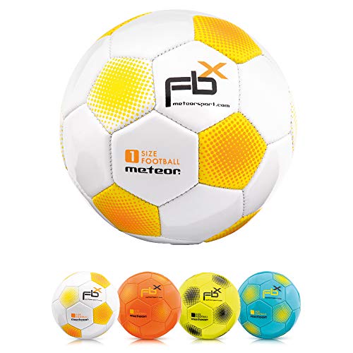 meteor Kinder Fußball Ball kleine Sportball Kleinkinder Freizeitball für drinnen und draußen Ball für Mädchen und Jungen in Allen Größen #1#3#4 und #5 von meteor