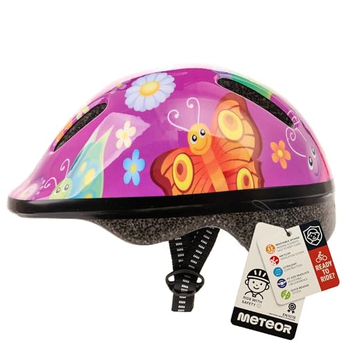 meteor® Fahrradhelm MV6 Kinder & Jugendhelme: Radhelm für Radfahrer Radsport; für Hoverboard, Inline-Skate, BMX Fahrrad, Scooter. Entwickelt für die Sicherheit der jüngsten Benutzer meteor® Fahrradhelm MV6 Kinder & Jugendhelme: Radhelm für Radfahrer Radsport; für Hoverboard, Inline-Skate, BMX Fahrrad, Scooter. Entwickelt für die Sicherheit der jüngsten Benutzer von meteor