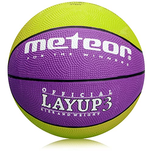 meteor Layup Kinder Mini Basketball ideal auf die Jugend Kinderhände - von 4-8 Jährigen abgestimmt idealer Basketball für Ausbildung weicher Basketball mit griffiger Oberfläche meteor Layup Kinder Mini Basketball ideal auf die Jugend Kinderhände - von 4-8 Jährigen abgestimmt idealer Basketball für Ausbildung weicher Basketball mit griffiger Oberfläche von meteor