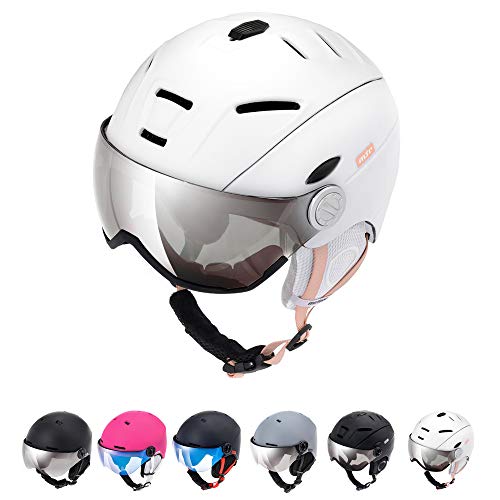 meteor Skihelm Kinder Snowboard Helm Herren Ski Helmet fur Mädchen Jungen Skihelm Damen von meteor