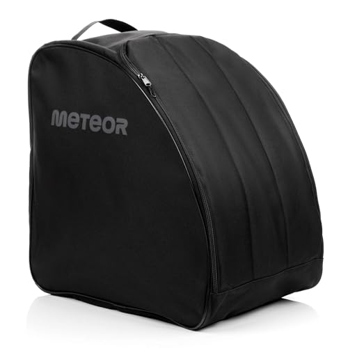 meteor Skischuhtasche Kompakte Boot Bag für Skischuhe & Handschuhe - Wasserfeste Skischuh-Tasche Ideal für Skiurlaub und Wintersport - Leicht langlebig und ideal für Reisen Stiefeltasche von meteor