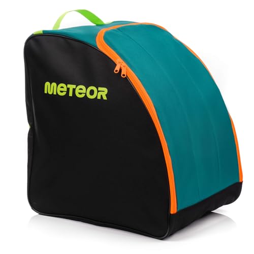 meteor Skischuhtasche Kompakte Boot Bag für Skischuhe & Handschuhe - Wasserfeste Skischuh-Tasche Ideal für Skiurlaub und Wintersport - Leicht langlebig und ideal für Reisen Stiefeltasche von meteor