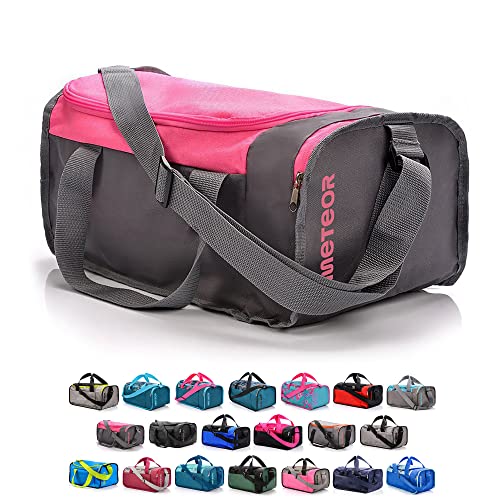 meteor Sporttasche Kinder 20-40L Gym Tasche Herren schwimmtasche Reisetasche Urlaubstasche klein Fitnesstasche Damen Riementasche Kindertaschen Schule-Taschen turntasche Jungen von meteor