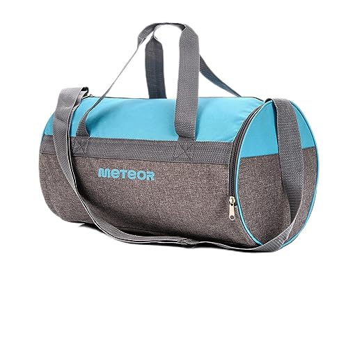 meteor Sporttasche Kinder 25L runde Tasche Gym Tasche Herren schwimmtasche Reisetasche Urlaubstasche klein Fitnesstasche Damen Riementasche Kindertaschen Schule-Taschen turntasche Jungen von meteor