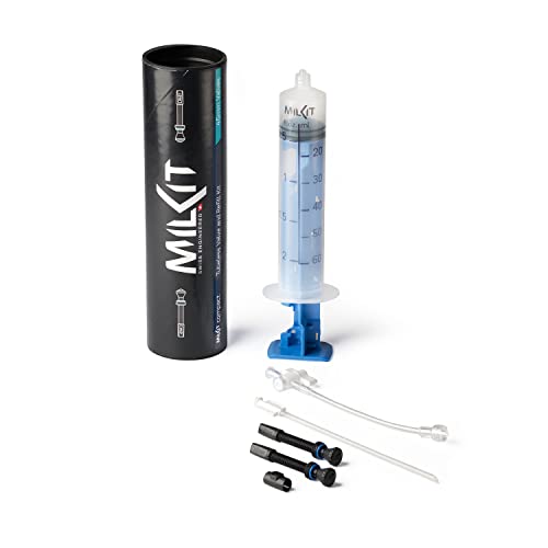 milKit Tubeless Kit COMPACT - Injektor Werkzeug - Dichtmilch Tubeless Montage Set mit Spritze - Dichtmilch Tubeless Spritzensystem (45 mm) milKit Tubeless Kit COMPACT - Injektor Werkzeug - Dichtmilch Tubeless Montage Set mit Spritze - Dichtmilch Tubeless Spritzensystem (45 mm) von milKit