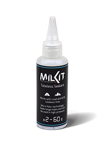 milKit Tubeless Dichtmilch in 60 ml Flasche - Fahrrad Reifendichtmittel - Dichtmilch Tubeless Milch Fahrradreifen Dichtmittel MTB, Rennrad & Co. milKit Tubeless Dichtmilch in 60 ml Flasche - Fahrrad Reifendichtmittel - Dichtmilch Tubeless Milch Fahrradreifen Dichtmittel MTB, Rennrad & Co. von milKit