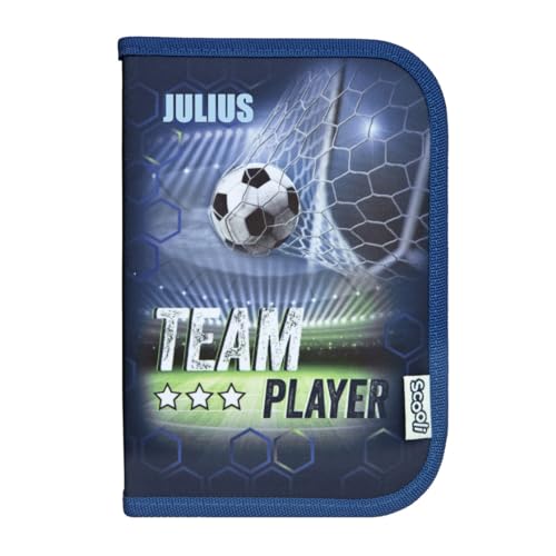 minimutz Federmappe Fußball Jungen - Personalisiert mit Name - Federtasche Team Player mit Inhalt Stiften - Schüleretui Grundschule Schulanfang Kinder minimutz Federmappe Fußball Jungen - Personalisiert mit Name - Federtasche Team Player mit Inhalt Stiften - Schüleretui Grundschule Schulanfang Kinder von minimutz