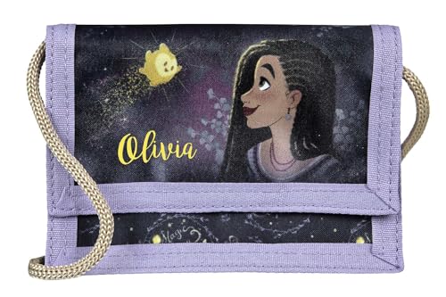 minimutz Geldbeutel Disney Wish Stern Kinder - Personalisiert mit Namen - Geldbörse zum Umhängen Mädchen - Portemonnaie mit Sichtfenster für Busausweis Fahrkarte minimutz Geldbeutel Disney Wish Stern Kinder - Personalisiert mit Namen - Geldbörse zum Umhängen Mädchen - Portemonnaie mit Sichtfenster für Busausweis Fahrkarte von minimutz