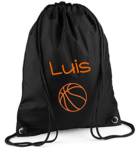 minimutz Turnbeutel mit Namen | Motiv Basketball | inkl. Namensdruck | Personalisieren & Bedrucken | Sportbeutel Schuhbeutel schwarz orange für Jungen Kinder | viele Farben möglich minimutz Turnbeutel mit Namen | Motiv Basketball | inkl. Namensdruck | Personalisieren & Bedrucken | Sportbeutel Schuhbeutel schwarz orange für Jungen Kinder | viele Farben möglich von minimutz