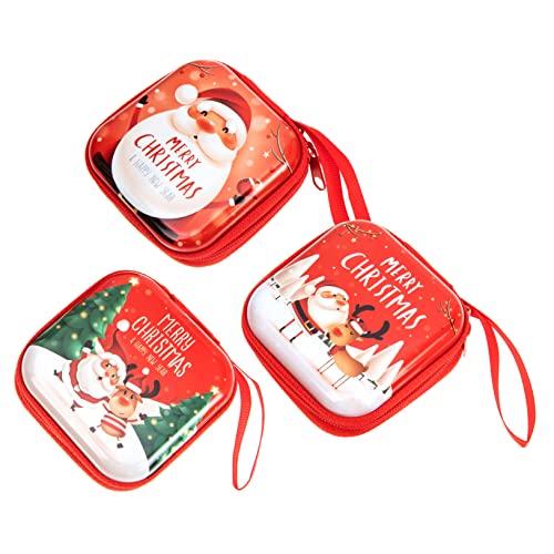 minkissy 3st Urlaubszubehör Leere Dosen des Neuen Jahres Weihnachtsplätzchen-geschenkdosen Urlaub Kopfhörer Tasche Süßigkeitendosen Für Das Neue Jahr Weihnachtsbaum Metall Baby Kind minkissy 3st Urlaubszubehör Leere Dosen des Neuen Jahres Weihnachtsplätzchen-geschenkdosen Urlaub Kopfhörer Tasche Süßigkeitendosen Für Das Neue Jahr Weihnachtsbaum Metall Baby Kind von minkissy