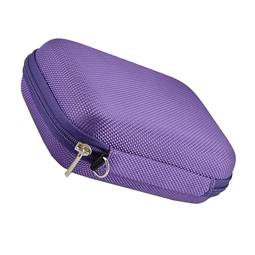 minkissy Aufbewahrungsbeutel Für Ätherische Öle Tasche Für Ätherische Ölflaschen Organizer Für Flaschen Mit Ätherischen Ölen Flasche Mit Ätherischen Ölen Reisen Kosmetik Eva Koffer Violett von minkissy