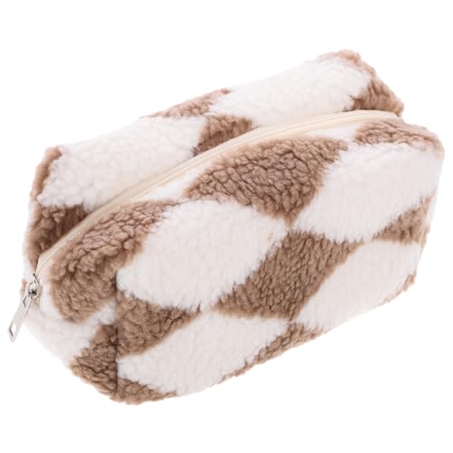 minkissy Reiseästhetische Kosmetik-Aufbewahrungstasche mit Reißverschluss für Make-up-Pinsel und Zubehör minkissy Reiseästhetische Kosmetik-Aufbewahrungstasche mit Reißverschluss für Make-up-Pinsel und Zubehör von minkissy