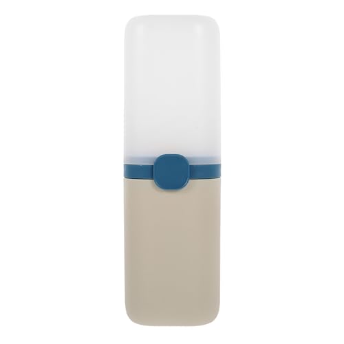 minkissy Reisebecheretui, Halter mit Abdeckung, Reisebehälter, tragbare Zahnpasta-Aufbewahrung, blau, 20.00X6.50X6.50CM, Zentimeter von minkissy