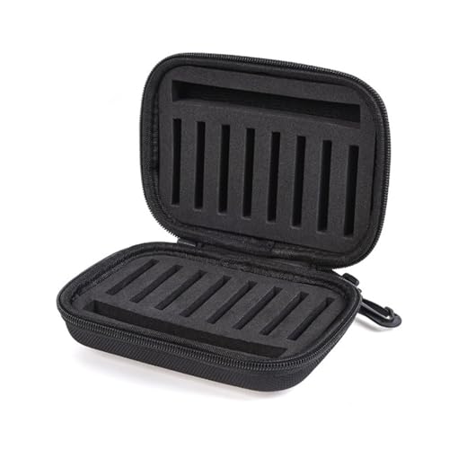 mioosho Fliegenfischködertasche, Angelzubehör, Spinner, Löffel, Köder, Aufbewahrung, Schaumstofftasche, Forelle, Fliege, Fishook, Fischhaken, Hartschalenkoffer, Schwarz , 15.5*11.5*4.5cm, Siehe mioosho Fliegenfischködertasche, Angelzubehör, Spinner, Löffel, Köder, Aufbewahrung, Schaumstofftasche, Forelle, Fliege, Fishook, Fischhaken, Hartschalenkoffer, Schwarz , 15.5*11.5*4.5cm, Siehe von mioosho