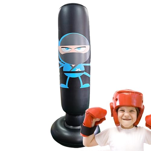 Kids Punching Bag, 65 Zoll Stand Kids Punching Bag Toy, Stable Inflatable Boxing Bag, Boxing Equipment Inflatable Punching Bag, Punching Bag for Kids, Inflatable Boxing Bag for Children, Inflatable von mivceklw