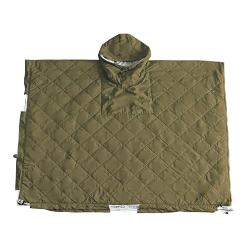 Mivceklw Isolierte Campingdecke, tragbarer Schlafponcho, wasserdichter Poncho, Schlafponcho mit Kapuze für Camping und andere Outdoor-Aktivitäten von mivceklw