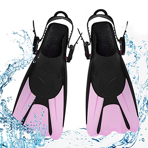 mizikuu Schnorchelflossen, Verstellbare Tauchflossen Kurze mit Tasche zum Umhängen Schwimmflossen Kinder Taucherflossen Gr.34-38 Erwachsene Leichte Reiseflossen zum Schwimmen Schnorcheln, Rosa mizikuu Schnorchelflossen, Verstellbare Tauchflossen Kurze mit Tasche zum Umhängen Schwimmflossen Kinder Taucherflossen Gr.34-38 Erwachsene Leichte Reiseflossen zum Schwimmen Schnorcheln, Rosa von mizikuu